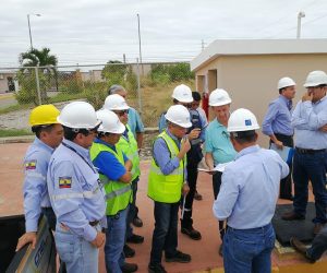 Se constata avance de construcción de la línea de subtransmisión para el Puerto de Aguas Profundas, en Posorja