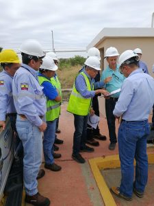 Gerente General de CNEL EP visitó lugar donde funcionará la Subestación Eléctrica del Puerto de Aguas Profundas
