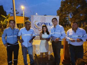 Sector 5 de Junio celebra las fiestas de Vinces con excelente iluminación