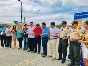 Comunidad de San Vicente recibe alumbrado público