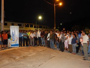 San José de Camarón se ilumina con luz LED