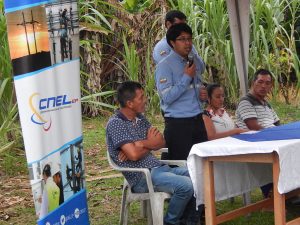La precooperativa San Miguel recibe obra de electrificación