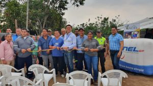 Familias de La Aguja – San Marino son beneficiados con obras eléctricas
