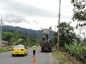 Nuevas luminaria en vía Panamericana mejoran tránsito vehicular y peatonal