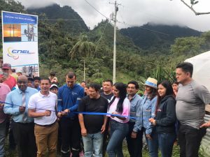 Sarapullo Alto con nueva obra de electrificación rural