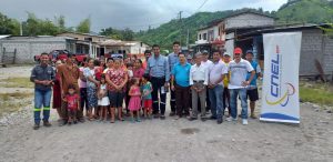Comunidad ‘Y de San Isidro’, en Esmeraldas, recibe obra de alumbrado