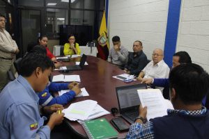 CNEL realizó mesa de trabajo con miembros de Defensoría del Pueblo y Junta Cívica de Milagro