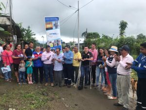 Congóma Chico recibe alumbrado público