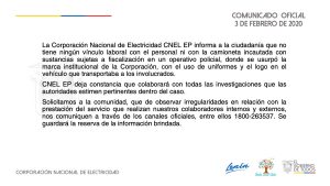 Comunicado Oficial