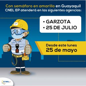 CNEL EP reapertura dos agencias para la atención de clientes en Guayaquil