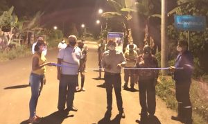 Comuneros de Los Naranjos y Las Chivas reciben obra de alumbrado público