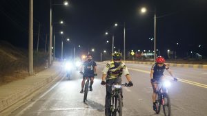 Manta con alumbrado público inteligente