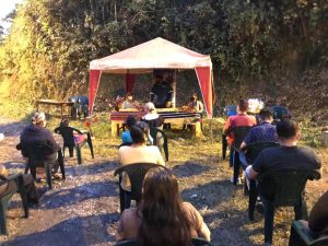 Alumbrado público para recinto San Carlos