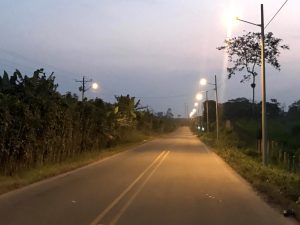Nueva iluminación para centro poblado de Puerto Limón