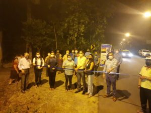 CNEL EP ilumina el recinto Nuevo Belén