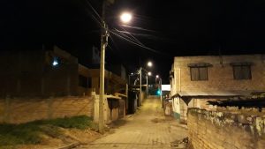 CNEL EP mejora alumbrado público en la provincia de Bolívar