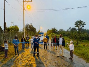 Alumbrado público para el recinto 18 de Noviembre