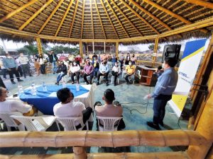 SE ENTREGA OBRA DE ALUMBRADO PÚBLICO EN LA AV. PANAMERICANA AL INGRESO DE HUAQUILLAS