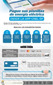 Pasos para pagar sus planillas de energía eléctrica desde la APP CNEL EP