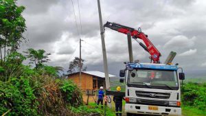 CNEL EP construyó obra eléctrica en la comunidad Cabo de Hacha del cantón Jipijapa, en Manabí