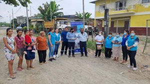 SE ENTREGA OBRA DE ILUMINA TU BARRIO EN SECTORES DE PUEBLOVIEJO