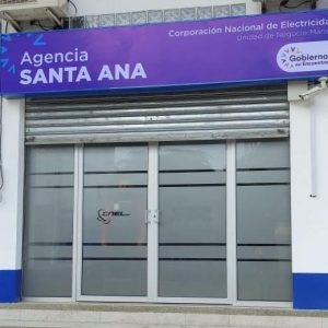 Traslado provisional de la agencia de CNEL EP en el cantón Santa Ana