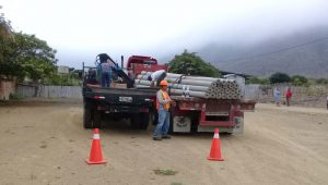 CNEL EP Manabí construye obra eléctrica para cuatro comunidades de la parroquia Crucita