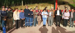 CNEL EP entregó obras de electrificación en el cantón Chimbo