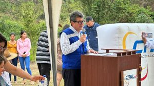 150 familias del sector rural de Colimes recibieron por primera vez energía eléctrica