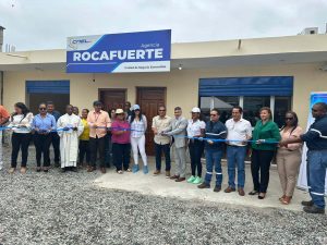 CNEL EP INAUGURA NUEVA AGENCIA EN LA PARROQUIA ROCAFUERTE, DEL CANTÓN RÍOVERDE