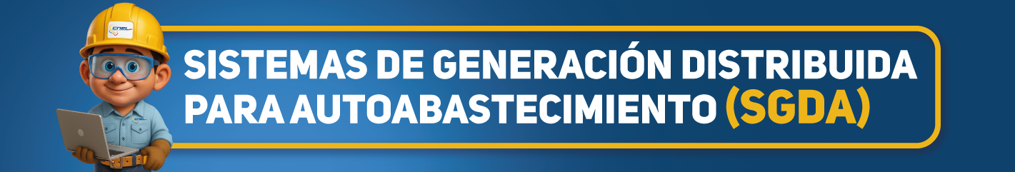Banner Sistemas de Generación Distribuida para Autoabastecimiento (SGDA)